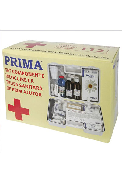 Prima Trusă de prim ajutor staționară, aprobată de Ministerul Sănătății, comp...