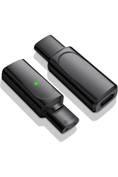 KASTWAVE قطعتان من محول شحن ماكينة الحلاقة من نوع C، محول شحن USB-C من 5 فولت...
