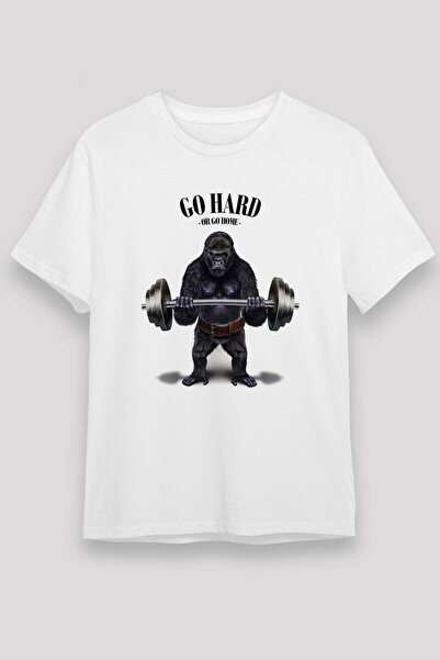 Darkhane Gorilla White Unisex T-Shirt T-Shirt