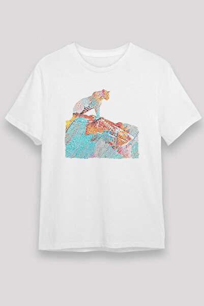 Darkhane Cheetah White Unisex T-Shirt T-Shirt
