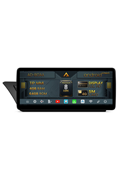 HUB64 Navigatie Android Audi A4/A5 (2009-2016), MMI 3G, 12.3 inch, 4GB RAM