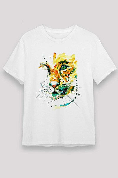 Darkhane Cheetah White Unisex T-Shirt T-Shirt