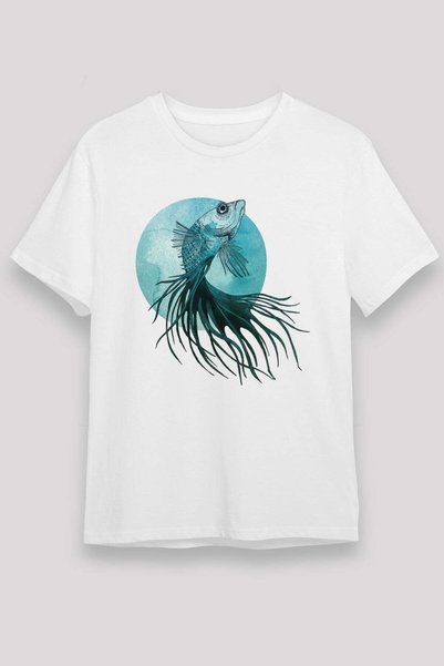 Darkhane Sea Creatures White Unisex T-Shirt T-Shirt