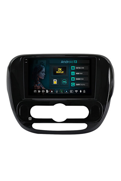 HUB64 Navigație Android Kia Soul (2014-2019), 9,5 inch, 4GB RAM, CarPlay și A...