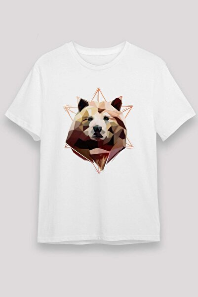 Darkhane Bear White Unisex T-Shirt T-Shirt