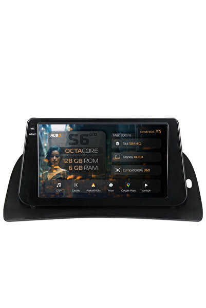 HUB64 Navigație Android Renault Kangoo (2015-2020), 9 inch, 6GB RAM, CarPlay ...