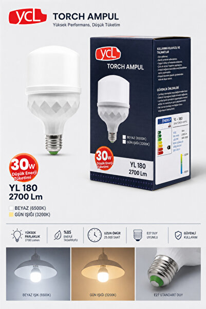 Led Ampul 30W 6500K