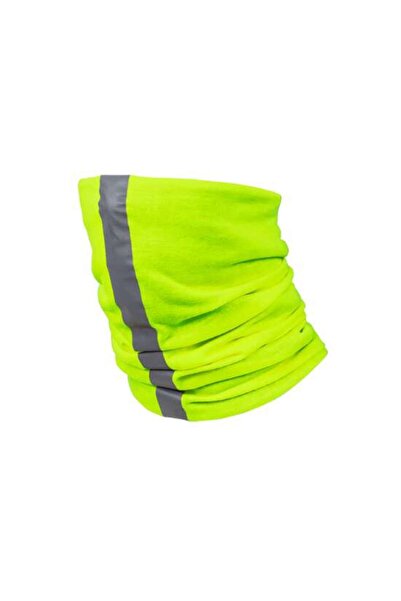 Solplant Fular tubular/caciula, cu element reflectorizant, poliester, galben ...