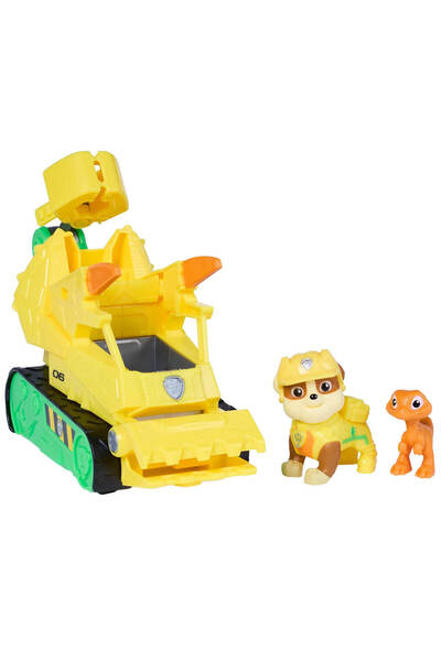 PAW PATROL The Dino Movie Rubble Figürü ve Kurtarma Aracı