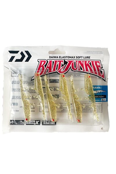 daiwa Bait Junkie 7.6cm Prawn 6 Adet Karides Silikon – Bloodworm UV