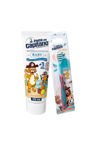 Pasta Del Capitano Periuță de dinți pentru copii Del Capitano Junior + Pastă ...