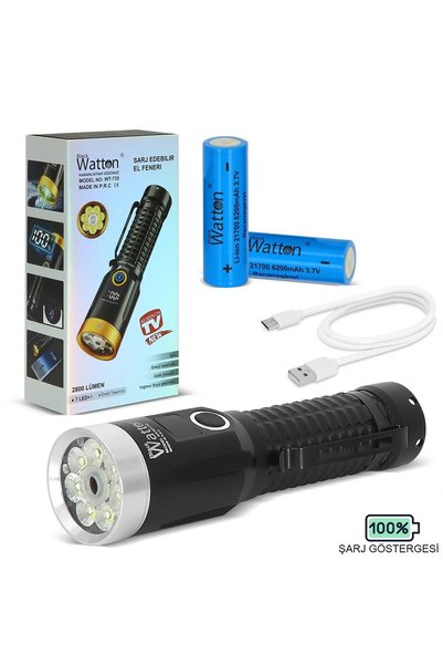 zamerya 2800 Lümen Özel Seri Yeşil Lazer Özellikli Mıknatıslı Wt-735