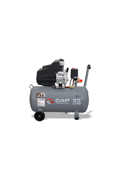 GAP KOMPRESÖR Hava Kompresörü Pistonlu 50 Lt 8 Bar 2 HP