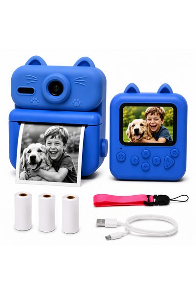 Twinkle Twins Aparat Foto pentru Copii cu Imprimare Instant, Foto-Video, Jocu...