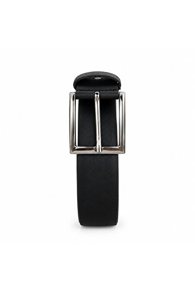 More Black Men's Fabric Trouser Belt – Classic Stylish Adjustable Trouser Belt