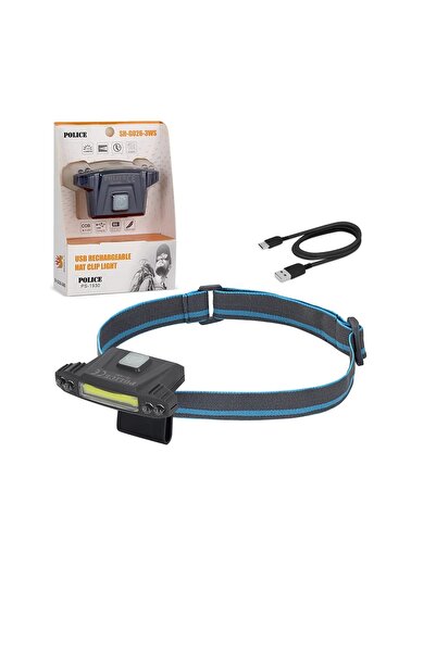 zamerya PS-1930 USB Şarjlı COB Led Şapka Feneri