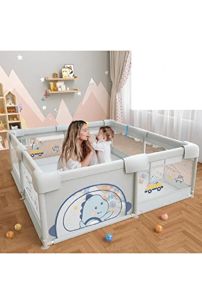 OEM Țarc de joacă Dino 120x120 cu 60 de mingi pentru bebeluși
