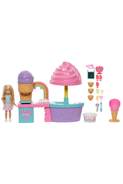Barbie Club Chelsea Dondurma Dükkanı Oyun Seti JMJ42
