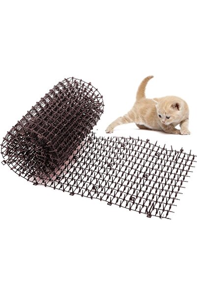 KEDİ KOVUCU MAT PLASTİK ZARARSIZ 10 PARÇA 250 CM SİYAH