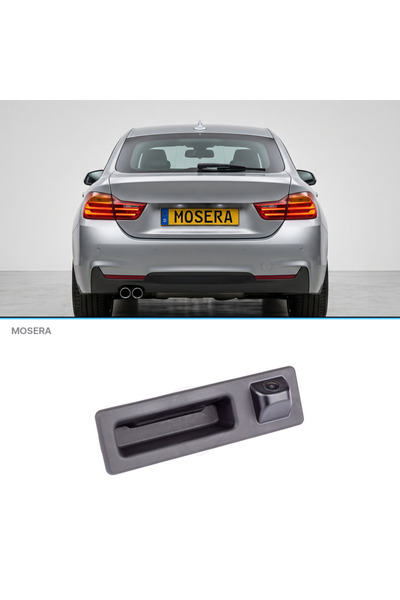 MOSERA Camera marsarier BMW Seria 4 Gran Coupé 2013-2017 în mâner, AHD, veder...