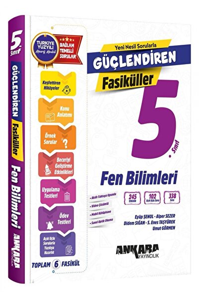 kitabın başkenti ankara yayıncılık ANKARA YAYINLARI GÜÇLENDİREN 5.SINIF FEN B...