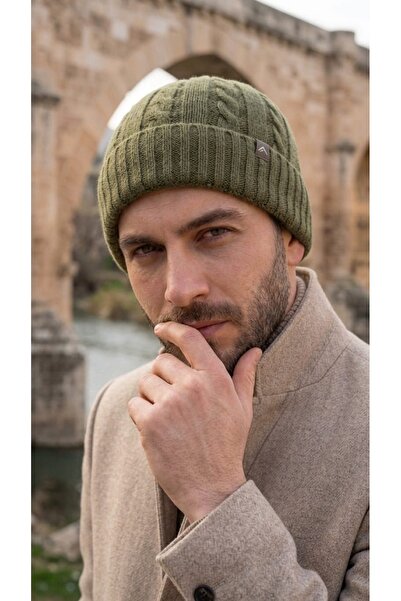 LAGRANZE Special Design Woolen Hair Knitted Patterned Unisex Beanie