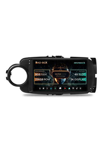 AutoDrop Σύστημα πλοήγησης Android για Toyota Yaris (2010-2018), 9,5 ιντσών, ...