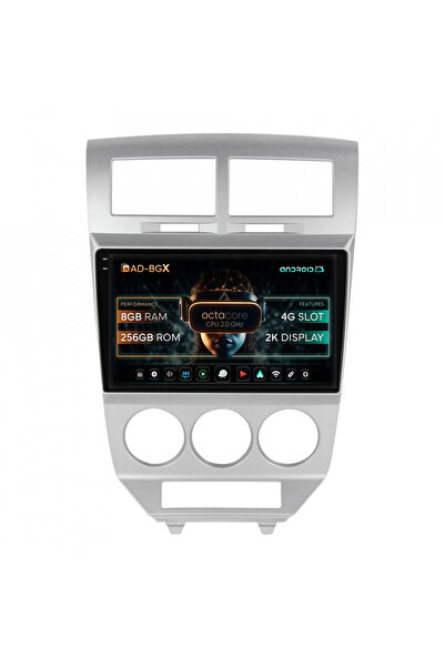 AutoDrop Σύστημα πλοήγησης Android για Dodge Caliber (2006-2010), 10.36 ιντσώ...
