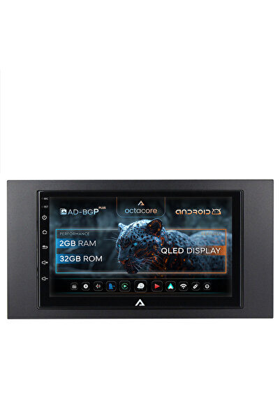 AutoDrop Σύστημα πλοήγησης Android Ford 2DIN, 7 ιντσών, 2GB RAM, 32GB ROM