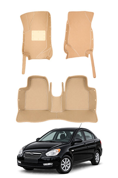 stiloto Hyundai Accent Era Sedan (2006-2012) Uyumlu 7D Oto Paspas - Diamond B...