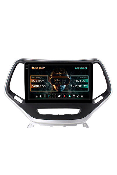 AutoDrop Σύστημα πλοήγησης Android Jeep Grand Cherokee (2015+), 10.36 ιντσών,...