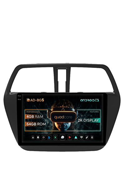 AutoDrop Σύστημα πλοήγησης Android για Suzuki SX4 S-Cross (2014-2020), 9,5 ιν...
