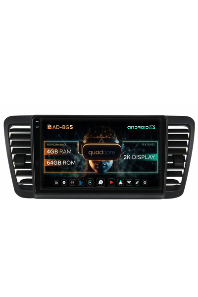 AutoDrop Σύστημα πλοήγησης Android Subaru Legacy (2004-2010), 9,5 ιντσών, 4GB...