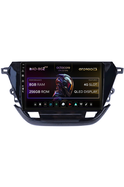 AutoDrop Андроид навигация за Опел Корса Ф (2019+), 9 инча, 8GB RAM, 256GB ROM