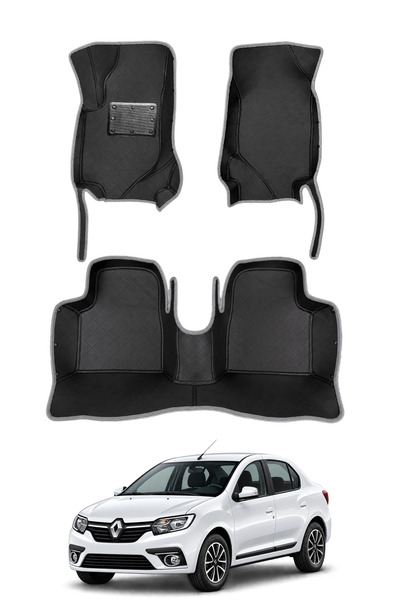 stiloto Renault Symbol Sedan (2013-2020) Uyumlu 7D Oto Paspas - Diamond Baskı...