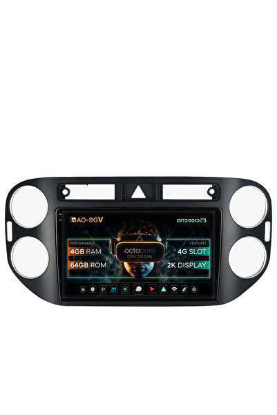 AutoDrop Navigatie Android Volkswagen Tiguan (2008-2010) / VW Golf 5 Plus (20...