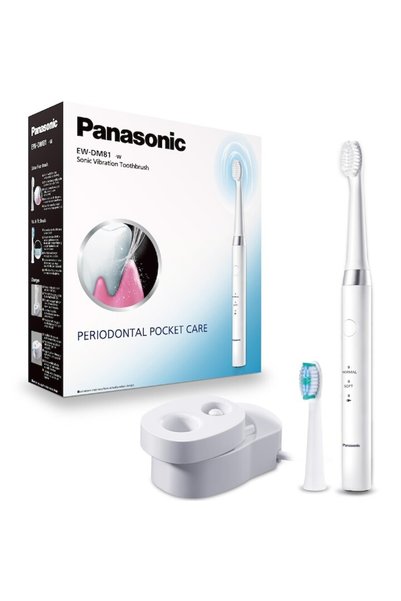 PANASONIC Periuță de dinți cu vibrații sonice EW-DM81-W503, 31.000 oscilații,...