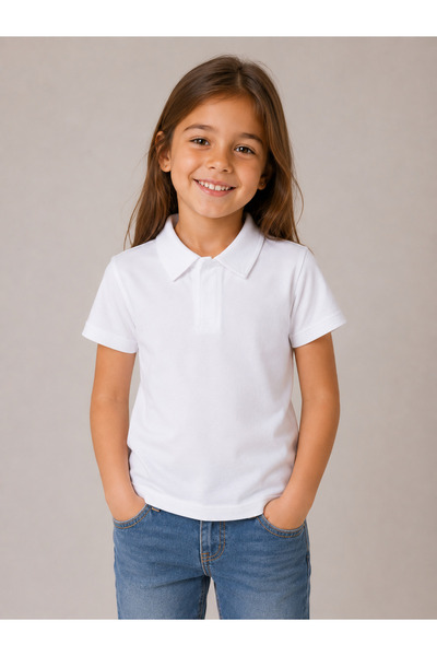 STOPER TRICOU POLO ALB