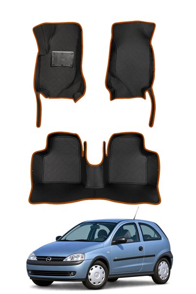 stiloto Opel Corsa C Hatchback (2002–2006) Uyumlu 7D Oto Paspas - Diamond Bas...