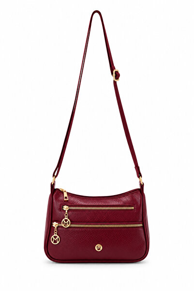 cantamella Women's Burgundy Multi-Compartment Daily Shoulder and Crossbody Bag