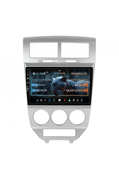 AutoDrop Σύστημα πλοήγησης Android για Dodge Caliber (2006-2010), 9 ιντσών, 2...