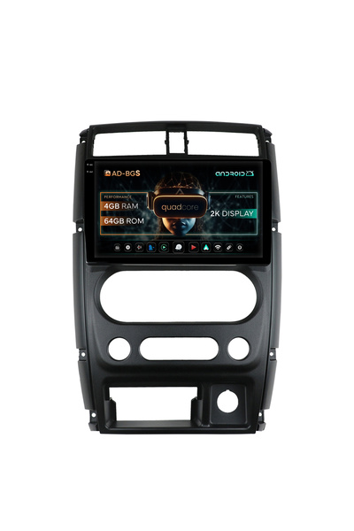 AutoDrop Σύστημα πλοήγησης Android για Suzuki Jimny (2005+), 9,5 ιντσών, 4GB ...