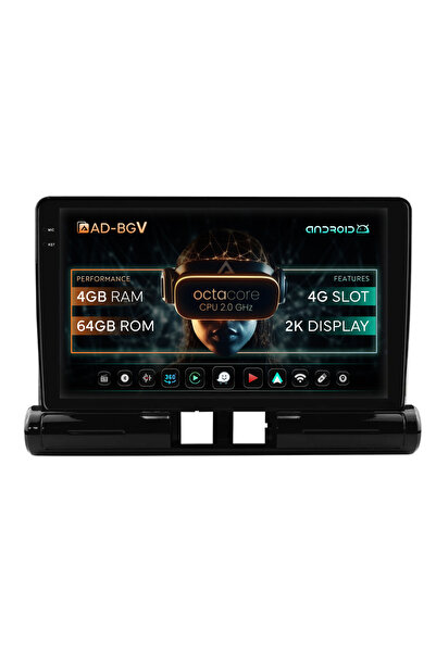 AutoDrop Σύστημα πλοήγησης Android Citroen C3 Low-V (2024+), 9,5 ιντσών, 4GB ...