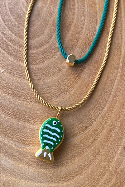 Shepidi 2-Piece Gold Fish Adjustable Rope Necklace