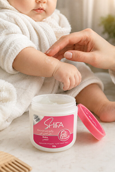 Shifa Petroleum Jelly 50 g, Baby, Moisturizing Skin Care for Dry Areas