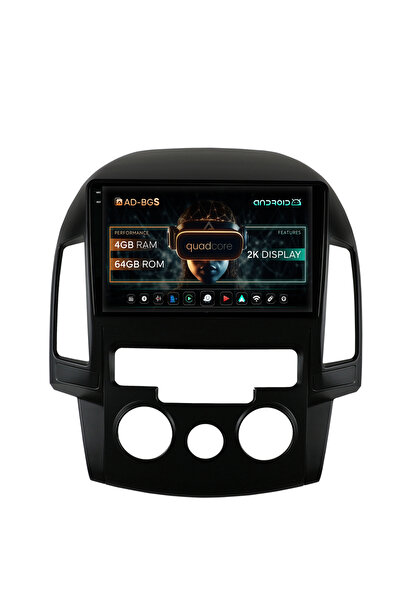 AutoDrop Android Navigation Hyundai I30 (2007-2012), Manual Climate, 9.5 inch...