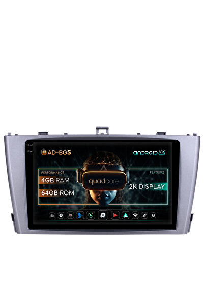 AutoDrop Σύστημα πλοήγησης Android για Toyota Avensis (2008-2015), 9,5 ιντσών...