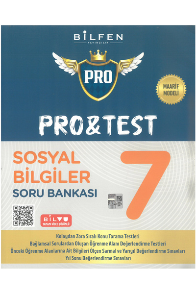 Bilfen Yayıncılık 7.Sınıf Pro&Test Sosyal Bilimler Soru Bankası Maarif Model