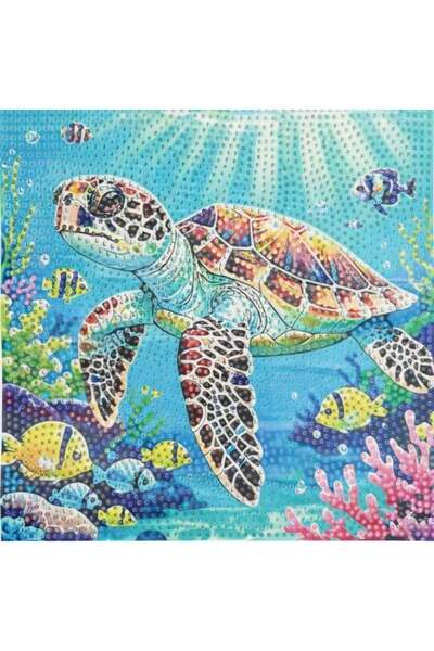 iğne izi 5D Diamond Stone Embroidery Kit Painting 25X25 cm - Diamond Painting...