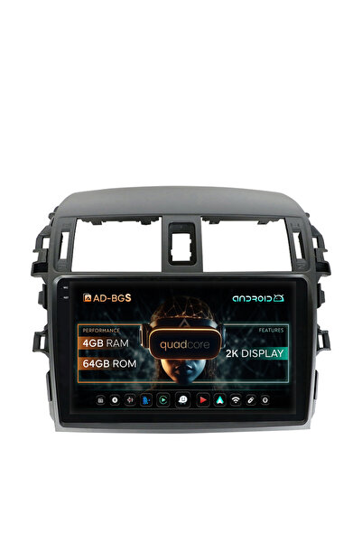 AutoDrop Андроид навигация за Тойота Корола (2007-2013), 9.5 инча, 4GB RAM, 6...